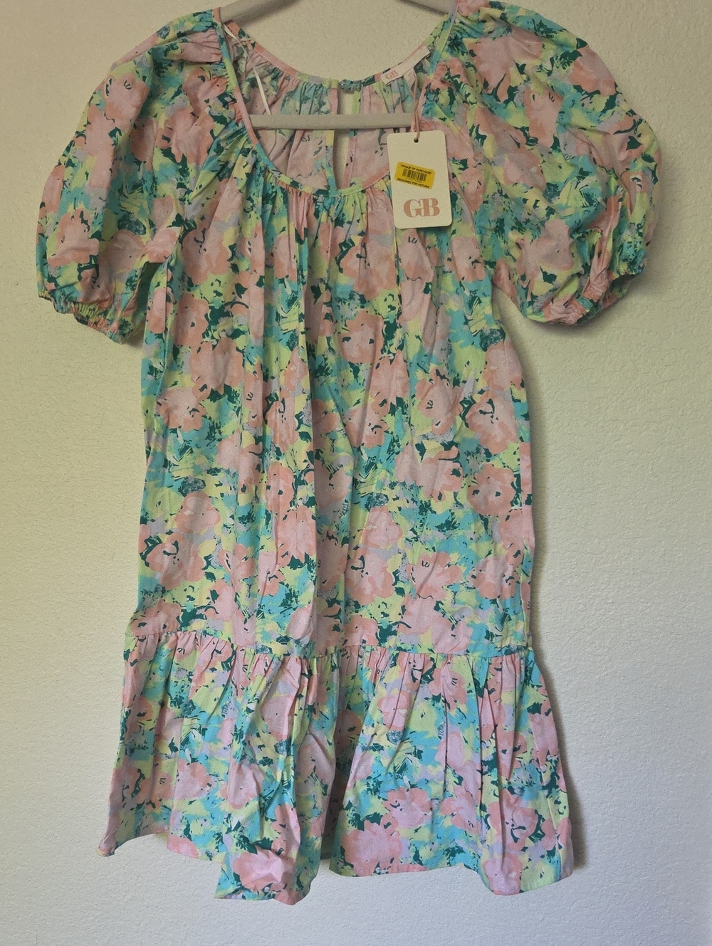 GB Floral Pink & Green Dress